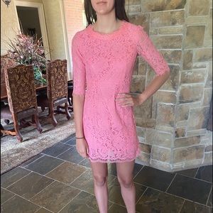 Pink Lace Dress